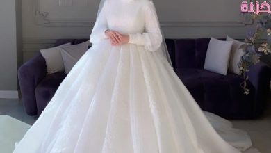 فساتين زفاف محجبات مصرية